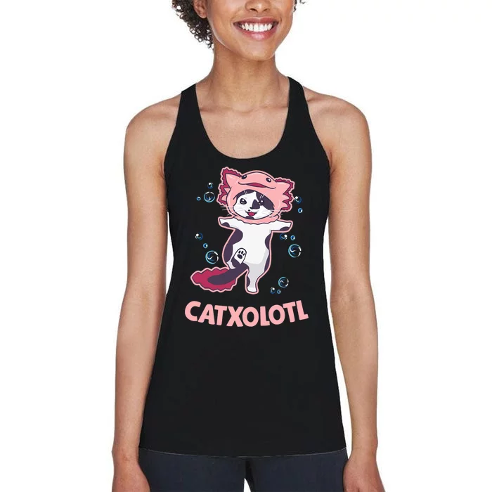 axolotl gifts, catxolotl, axolotl lovers Women's Racerback Tank