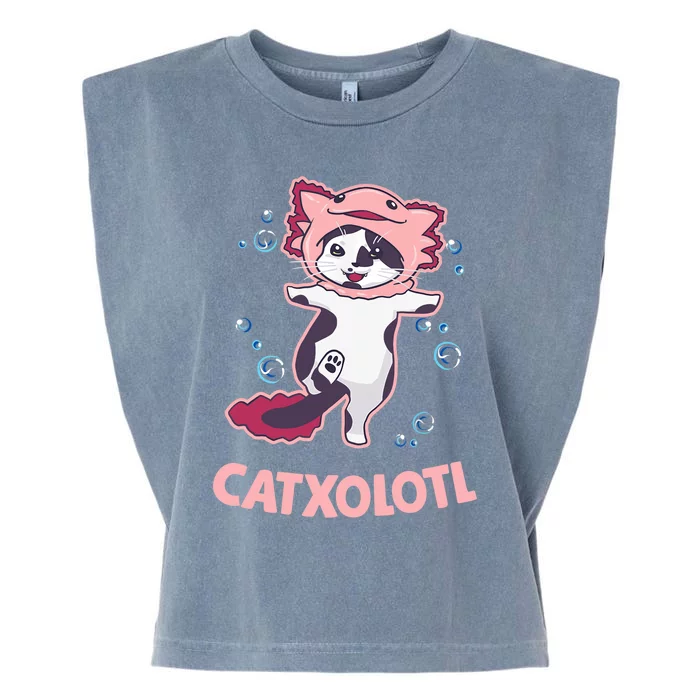 axolotl gifts, catxolotl, axolotl lovers Garment-Dyed Women's Muscle Tee