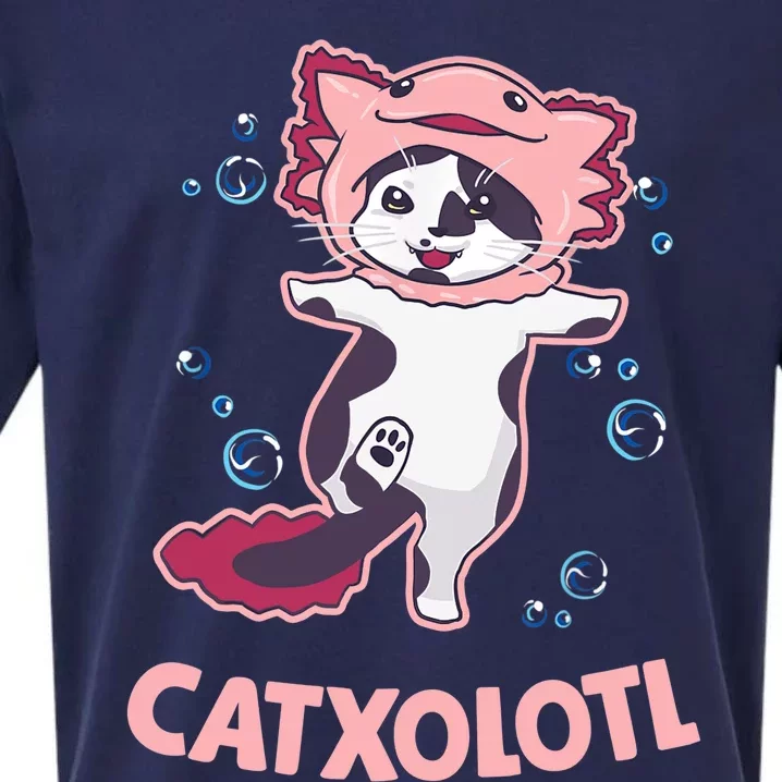 axolotl gifts, catxolotl, axolotl lovers Sueded Cloud Jersey T-Shirt