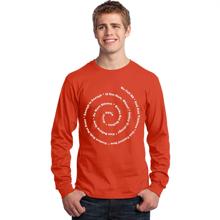 Anti Gun Control Shirt Wear Orange End Gun Violence Long Sleeve Shirt