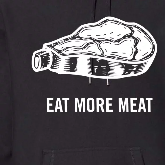 American Gravy Cooking With Gruel Eat More Meat Premium Hoodie