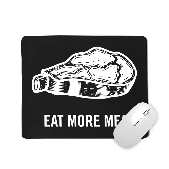 American Gravy Cooking With Gruel Eat More Meat Mousepad