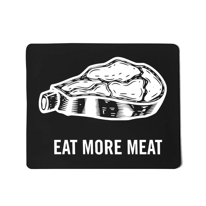 American Gravy Cooking With Gruel Eat More Meat Mousepad