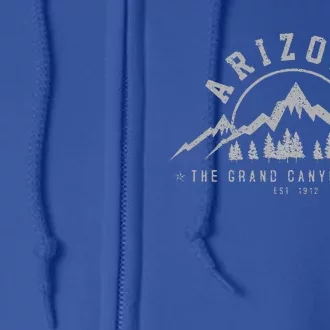 Arizona Grand Canyon State Est. 1912 Mountains Nature Gift Full Zip Hoodie