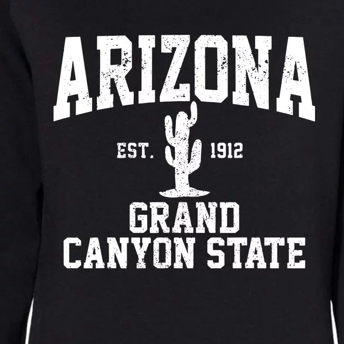 Arizona Grand Canyon State Cactus Souvenir Gift Womens California Wash Sweatshirt