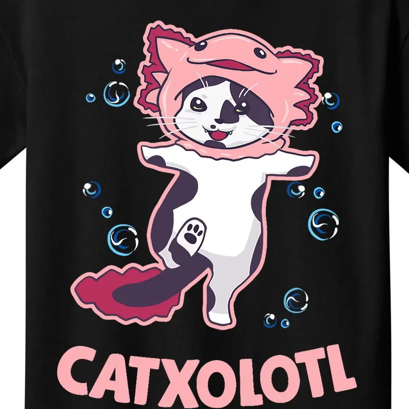 Axolotl Gifts Catxolotl Axolotl Lovers Kids T-Shirt