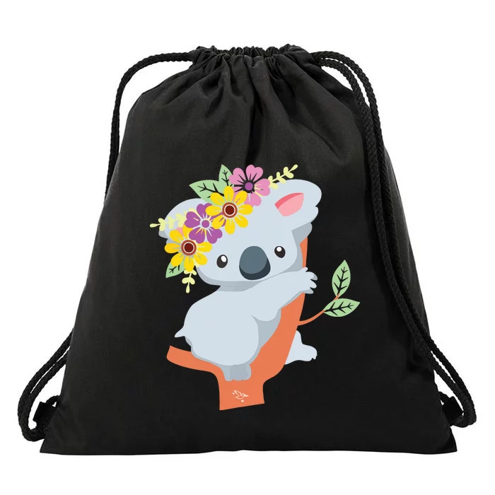 Australian Gift Cute Koala Bear Drawstring Bag