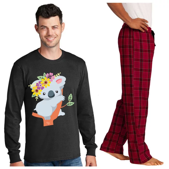 Australian Gift Cute Koala Bear Long Sleeve Pajama Set