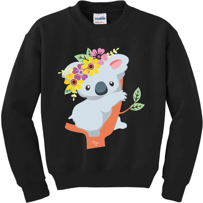 Australian Gift Cute Koala Bear Kids Sweatshirt