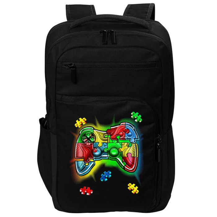 Autism Gamer Controller Impact Tech Backpack