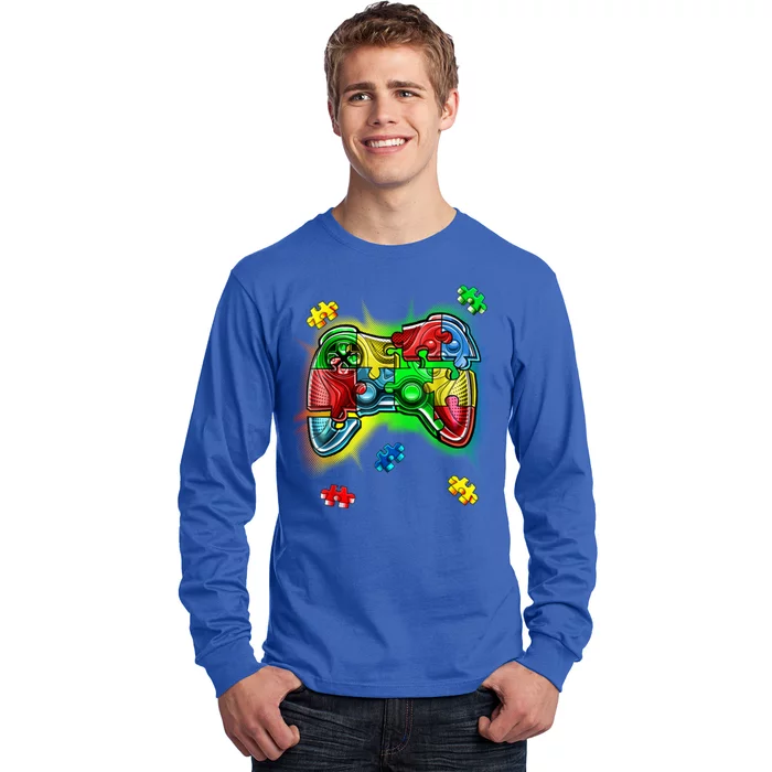 Autism Gamer Controller Long Sleeve Shirt