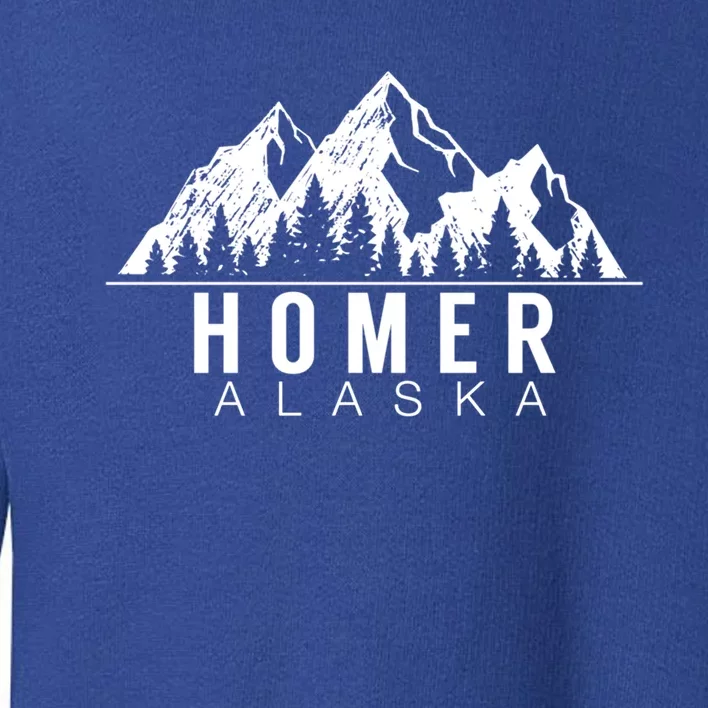 Alaska Gifgift Cool Gift Homer Alaska Gift Toddler Sweatshirt