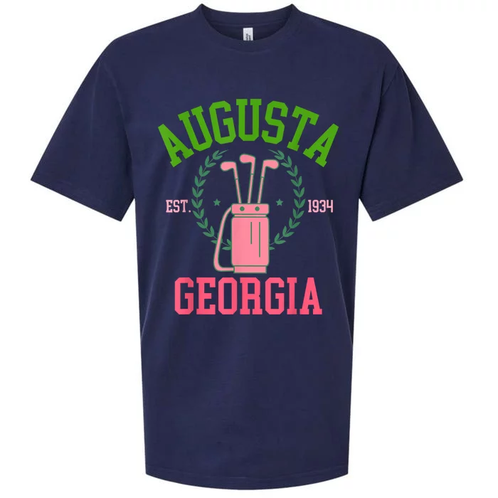 Augusta Georgia Coquette Golf Tournament Bows Social Club Sueded Cloud Jersey T-Shirt