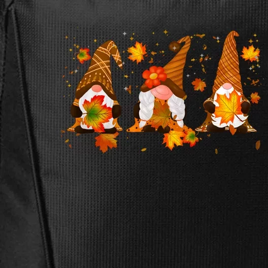 Autumn Gnome Cute Fall Lover City Backpack