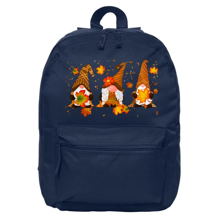 Autumn Gnome Cute Fall Lover 16 in Basic Backpack