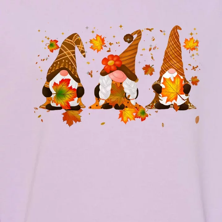 Autumn Gnome Cute Fall Lover Garment-Dyed Sweatshirt