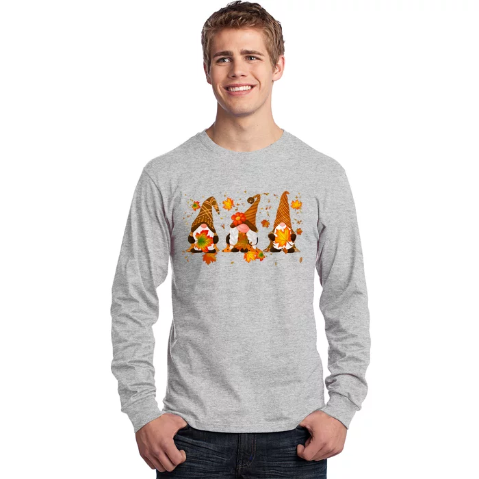 Autumn Gnome Cute Fall Lover Long Sleeve Shirt