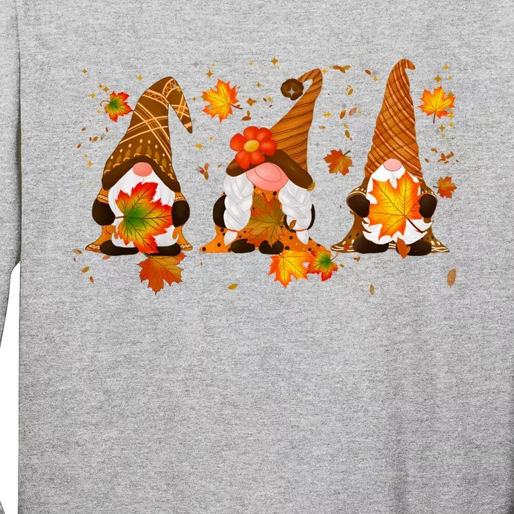 Autumn Gnome Cute Fall Lover Long Sleeve Shirt