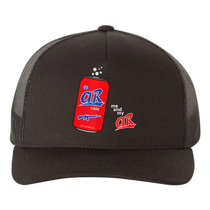 AR15 Gun Cola Parody Soda Yupoong Adult 5-Panel Trucker Hat