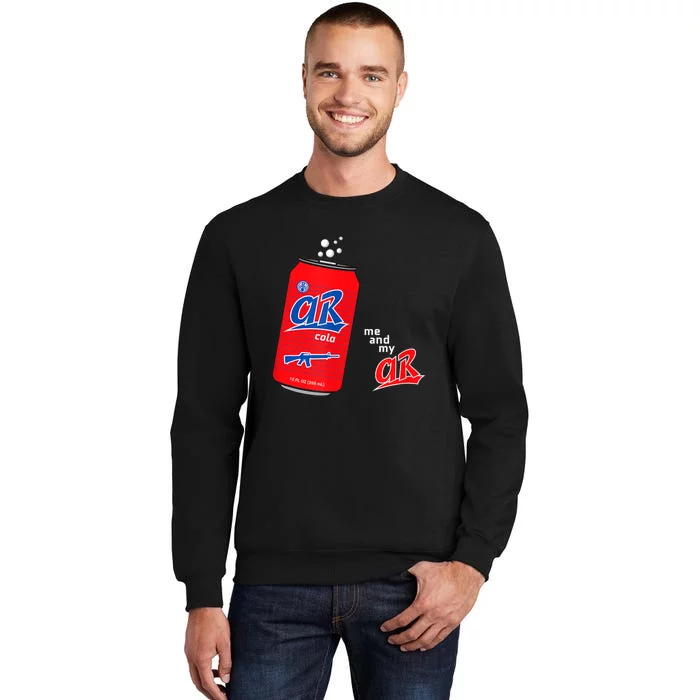 AR15 Gun Cola Parody Soda Tall Sweatshirt