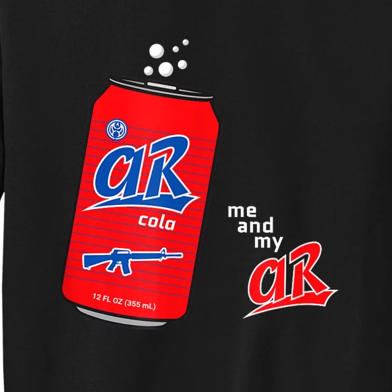 AR15 Gun Cola Parody Soda Tall Sweatshirt