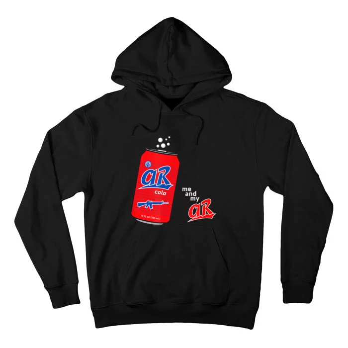 AR15 Gun Cola Parody Soda Tall Hoodie