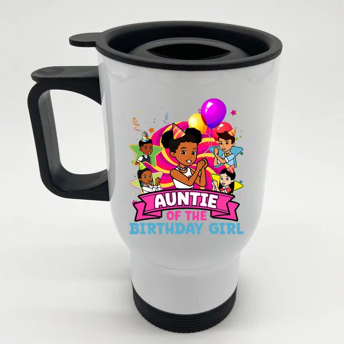 Auntie Gracies Corner Birthday Dolls Cute Party Front & Back Stainless Steel Travel Mug