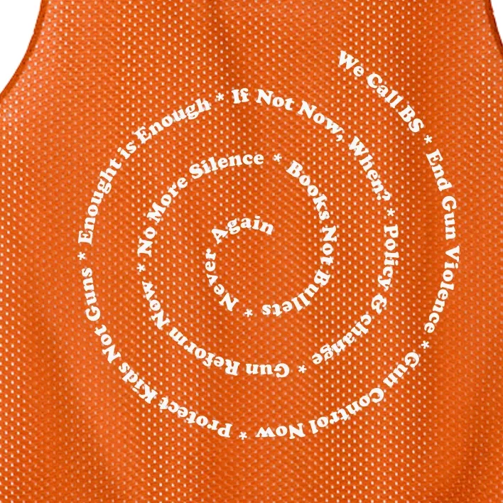 Anti Gun Control Wear Orange End Gun Violence Trend Mesh Reversible Basketball Jersey Tank