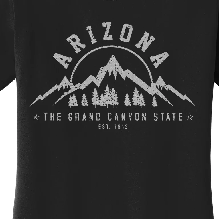 Arizona Grand Canyon State Est. 1912 Mountains Nature Gift Women's T-Shirt