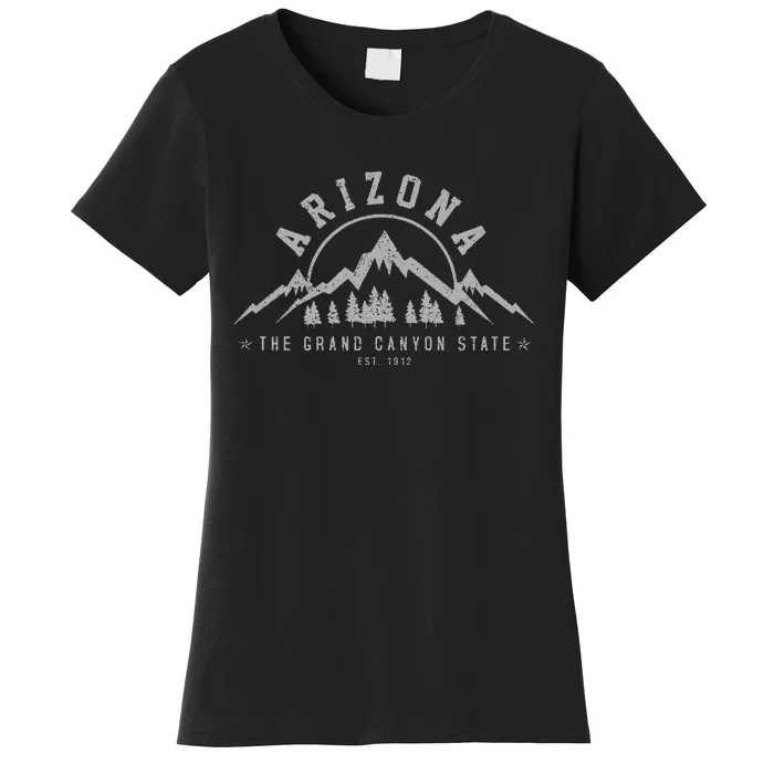 Arizona Grand Canyon State Est. 1912 Mountains Nature Gift Women's T-Shirt