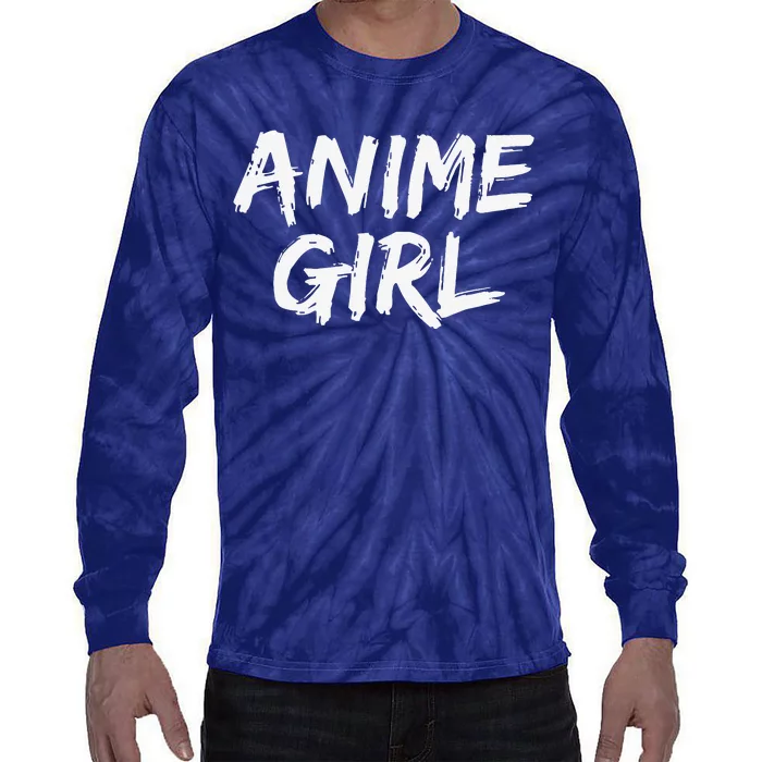 Anime Girl Cute Anime Lover For Womennager Tie-Dye Long Sleeve Shirt