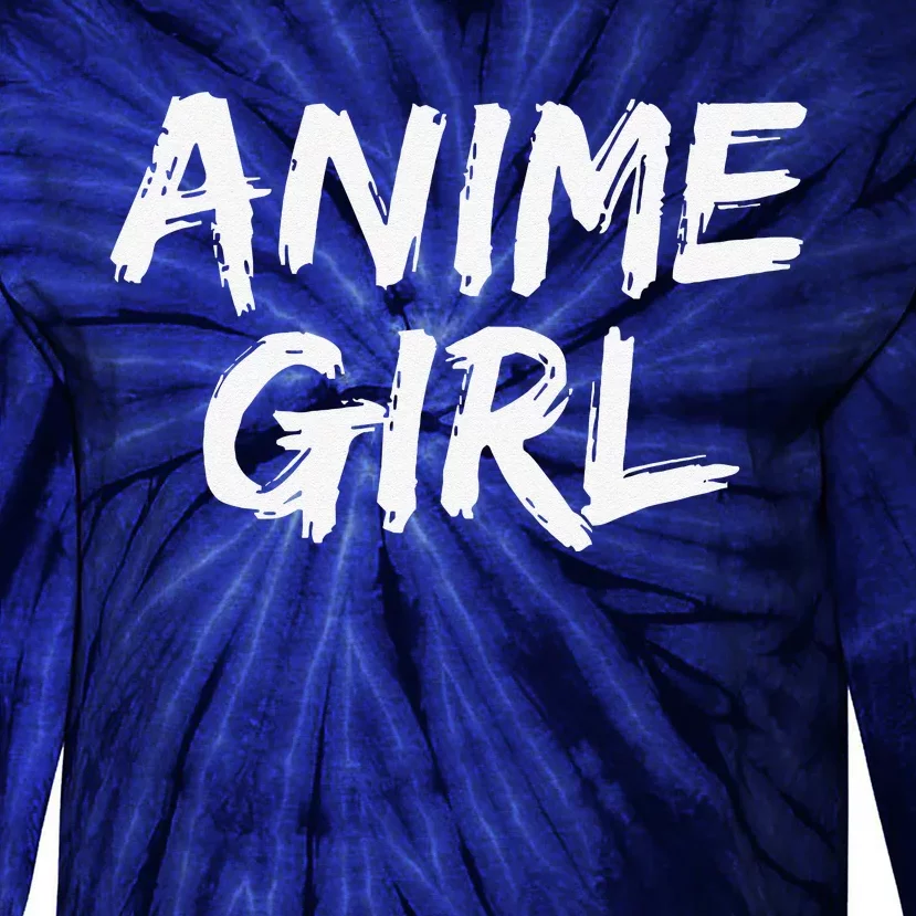 Anime Girl Cute Anime Lover For Womennager Tie-Dye Long Sleeve Shirt