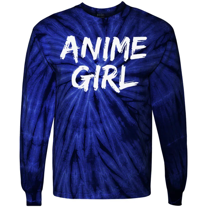 Anime Girl Cute Anime Lover For Womennager Tie-Dye Long Sleeve Shirt