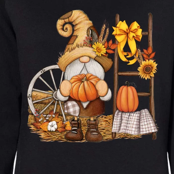 Autumn Gnome Cute Fall Season Womens California Wash Sweatshirt