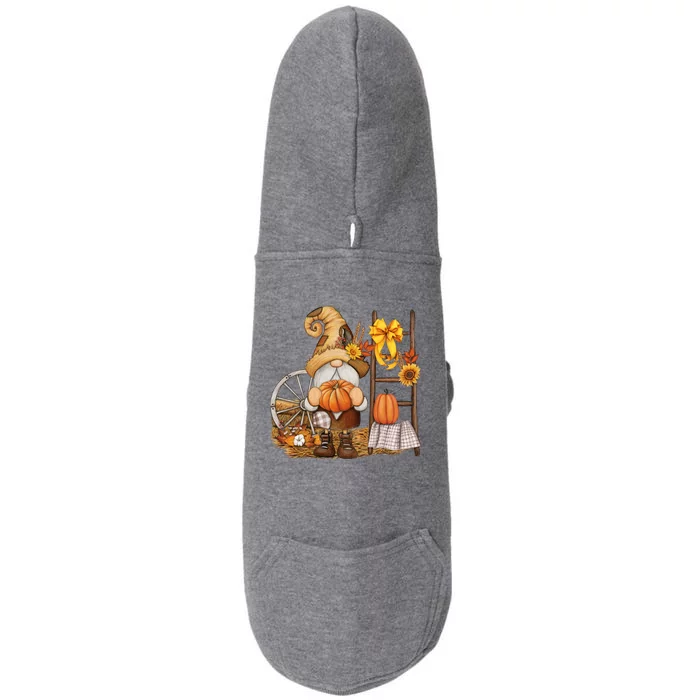 Autumn Gnome Cute Fall Season Doggie 3-End Fleece Hoodie