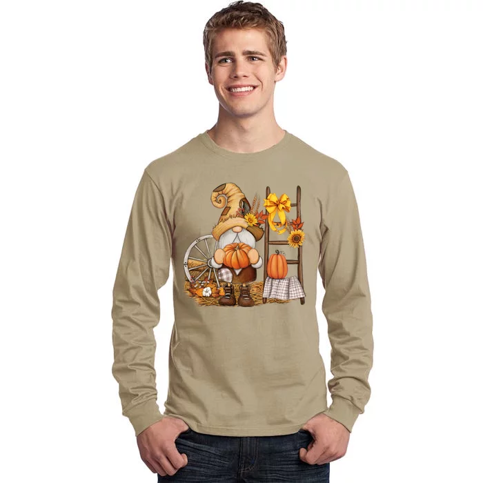 Autumn Gnome Cute Fall Season Tall Long Sleeve T-Shirt