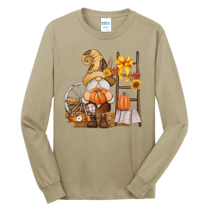 Autumn Gnome Cute Fall Season Tall Long Sleeve T-Shirt