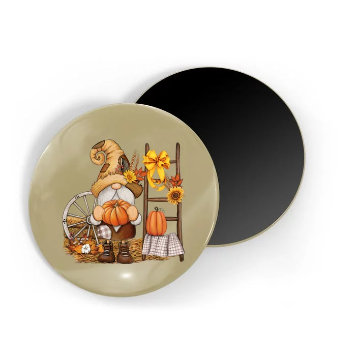 Autumn Gnome Cute Fall Season Magnet