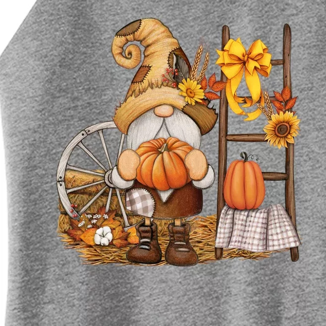 Autumn Gnome Cute Fall Season Women’s Perfect Tri Rocker Tank