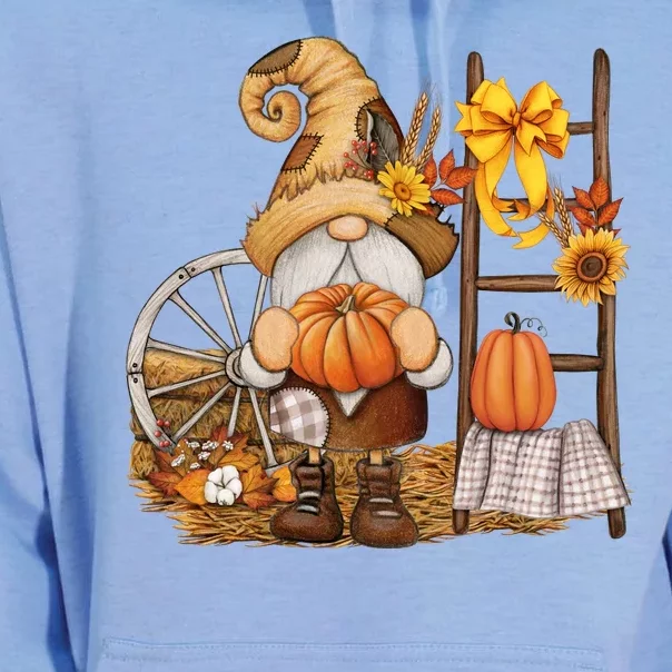 Autumn Gnome Cute Fall Season Unisex Surf Hoodie