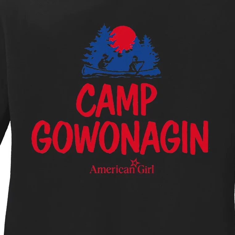 American Girl Camp Gowonagin Ladies Long Sleeve Shirt