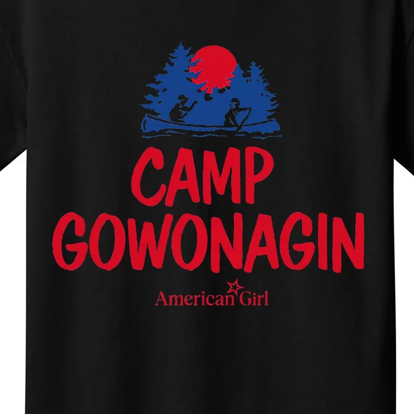 American Girl Camp Gowonagin Kids T-Shirt