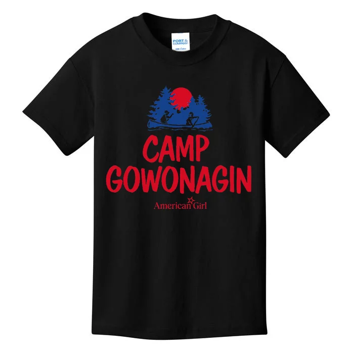 American Girl Camp Gowonagin Kids T-Shirt