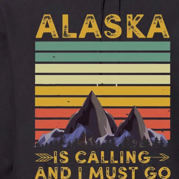 Alaska Gifts Denali Juneau Alyaska Premium Hoodie