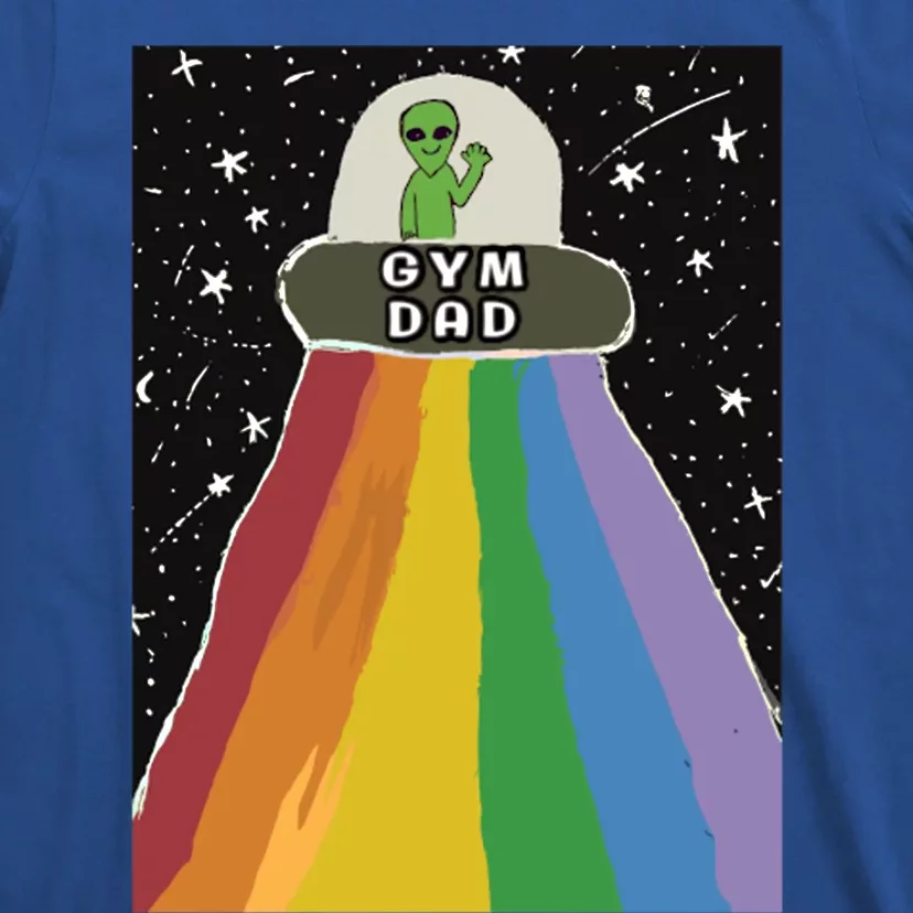 Alien Gym Dad Gift T-Shirt