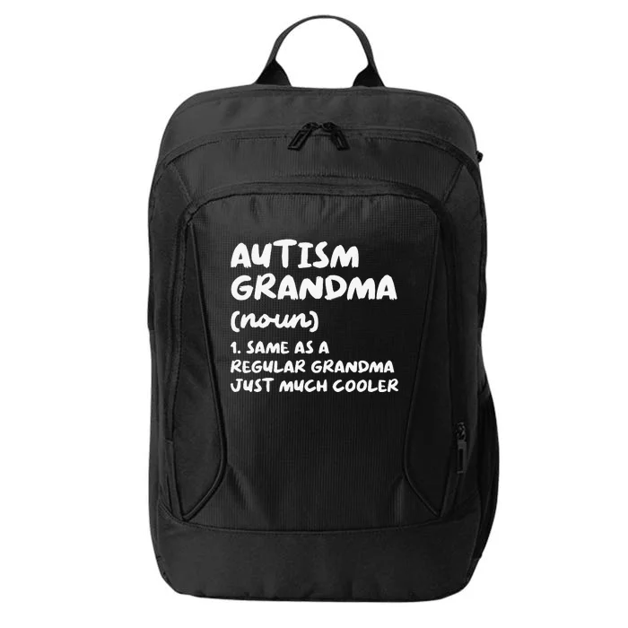 Autism Grandma Definition City Backpack