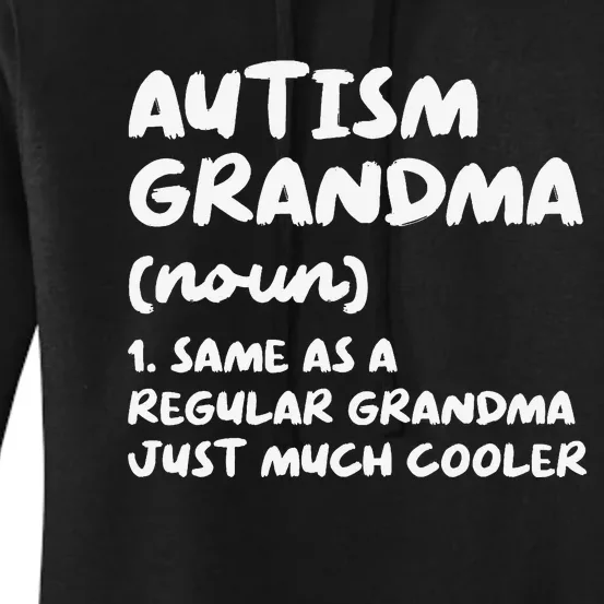 Autism Grandma Definition Women's Pullover Hoodie