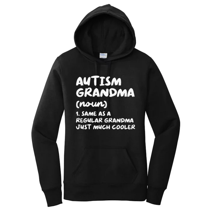 Autism Grandma Definition Women's Pullover Hoodie