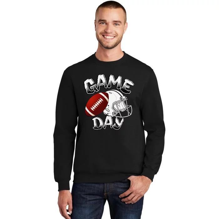 Awesome Game Day Football American Football Season Tall Sweatshirt