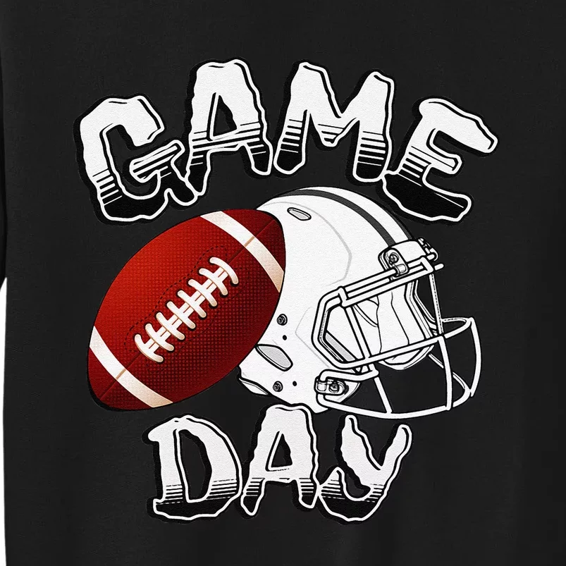 Awesome Game Day Football American Football Season Tall Sweatshirt